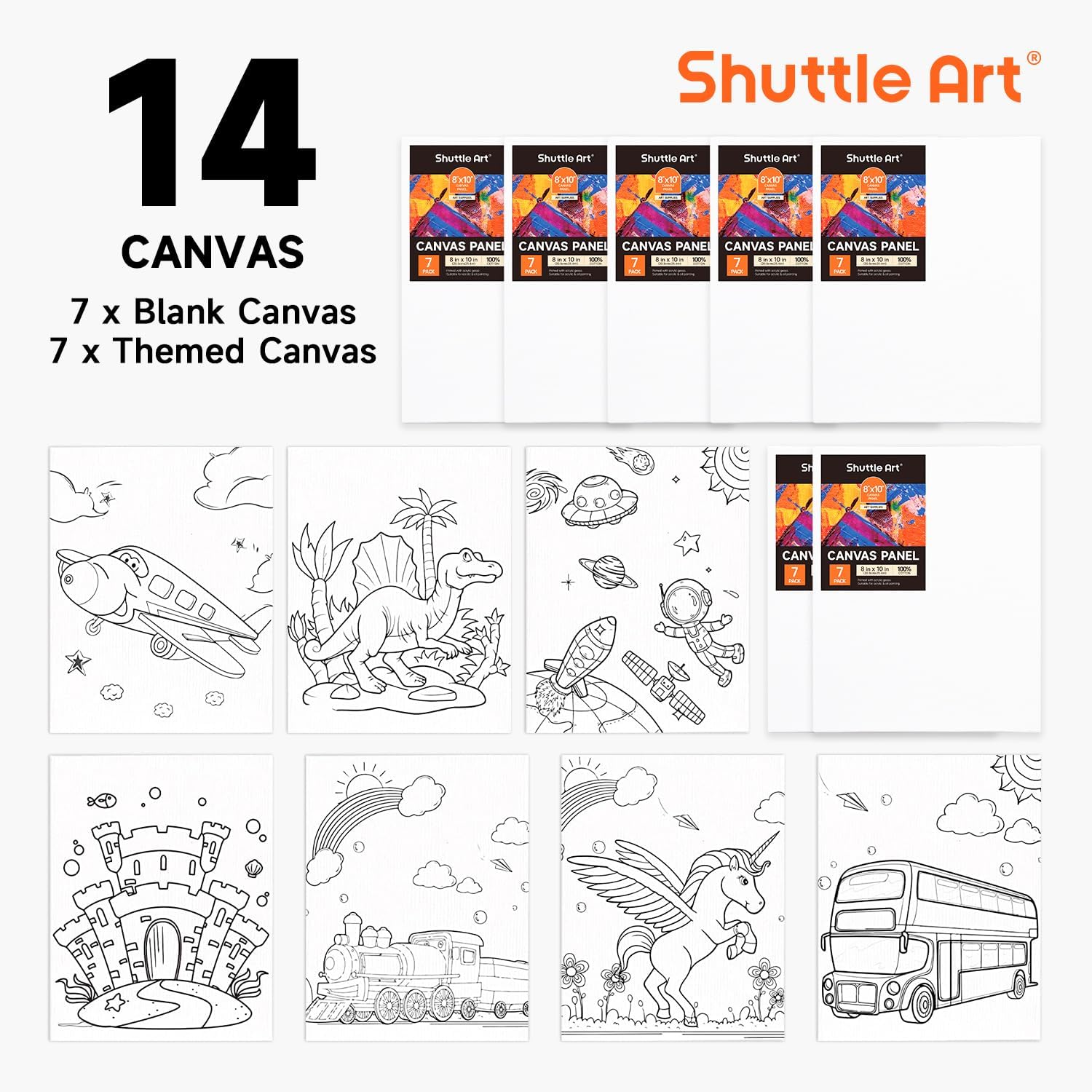 Thumbnail 3 de Shuttle Art Malset für Kinder 69-teilig