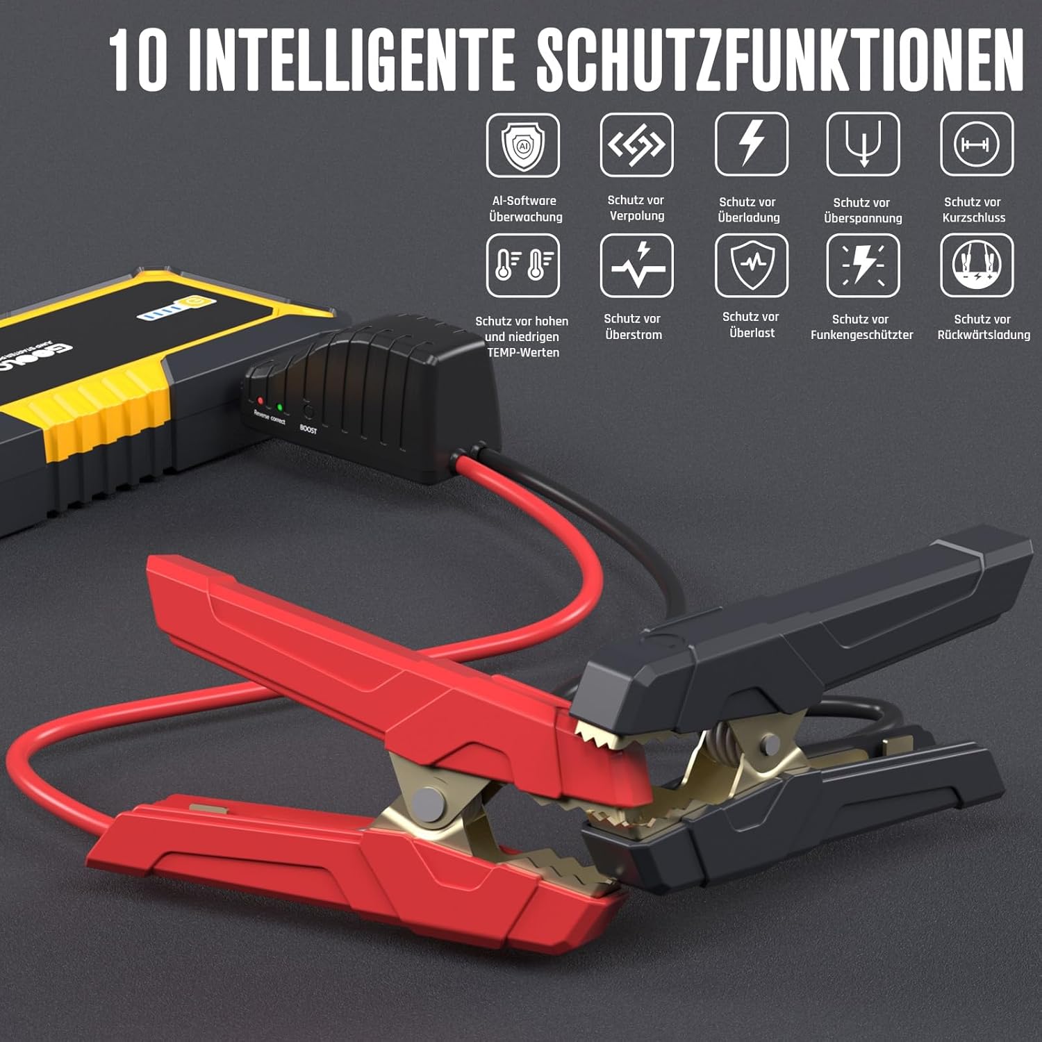 Thumbnail 3 de GOOLOO GP4000 Starthilfe 4000A Powerbank ⛽