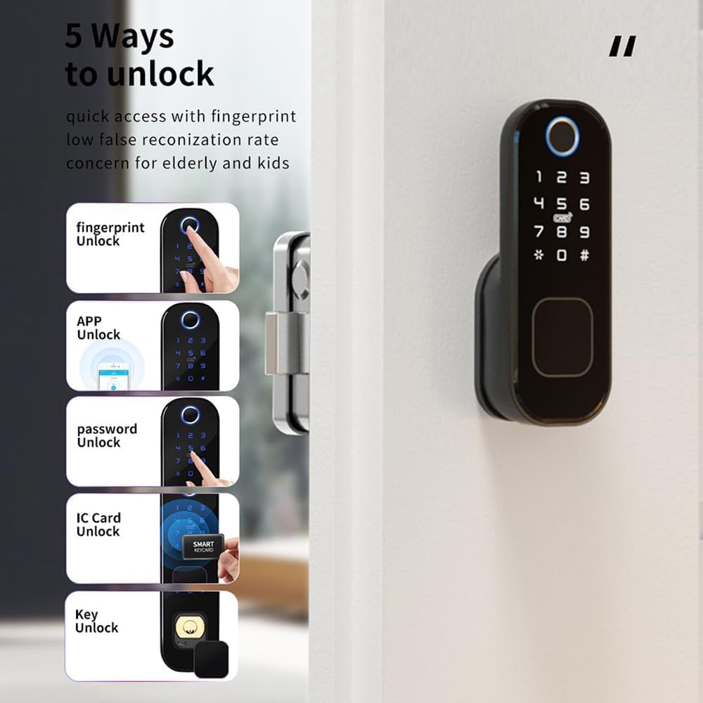 Detalle de Wolf Guard TT01 smart door lock with IP65