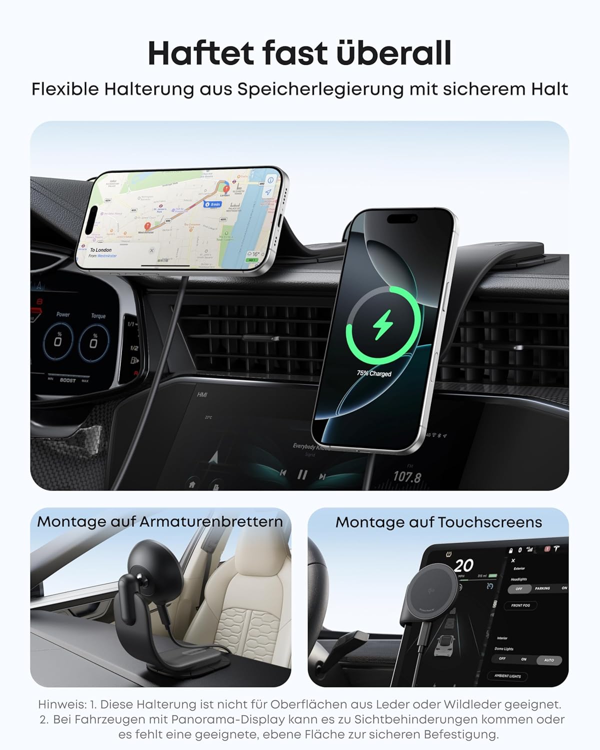 Thumbnail 2 de Anker Nano 15W Auto-MagSafe Ladegerät