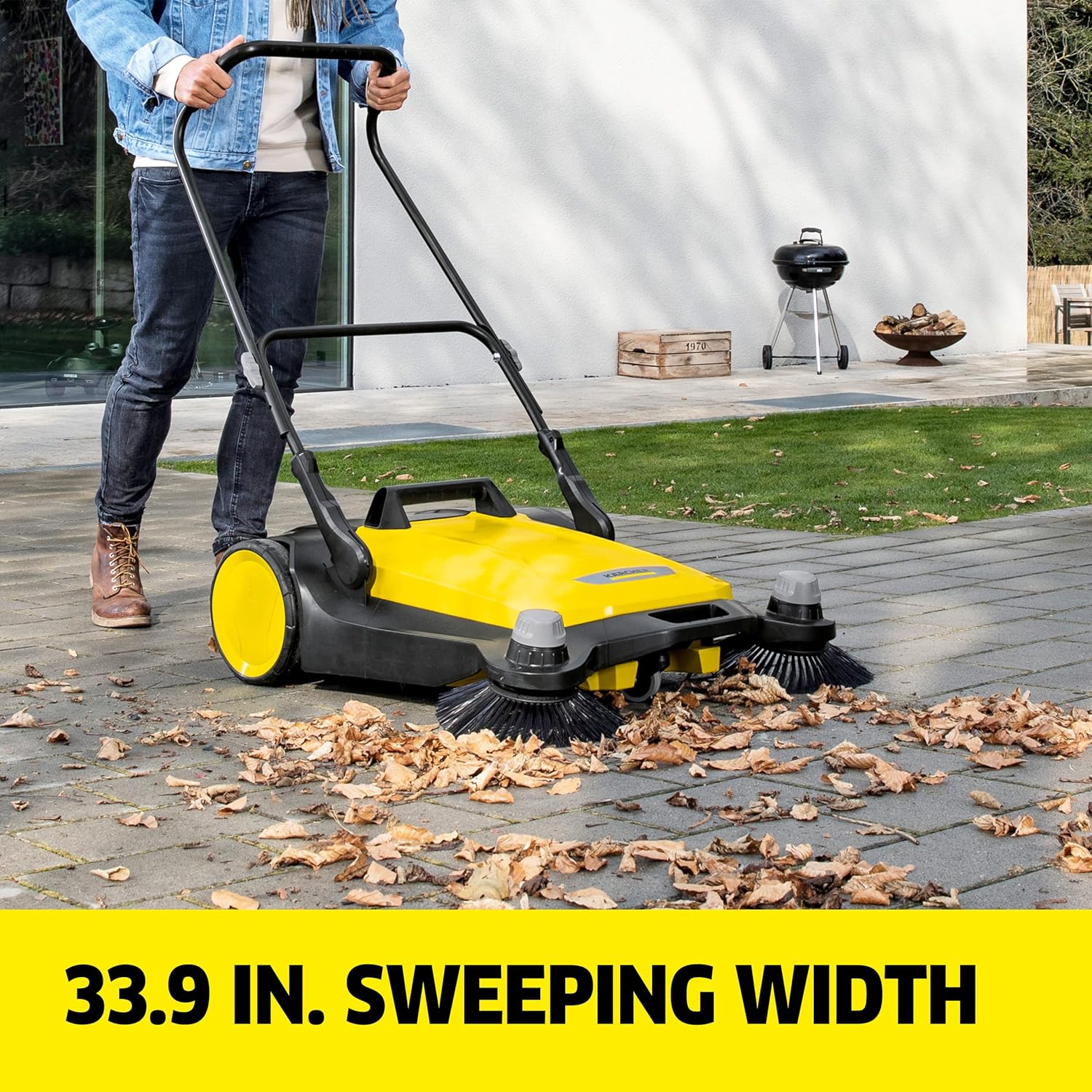 Thumbnail 3 de Kärcher S 6 Twin Walk-Behind Outdoor Push Sweeper (10-Gallon, 33.9" Sweep Width) for Garages & Warehouses