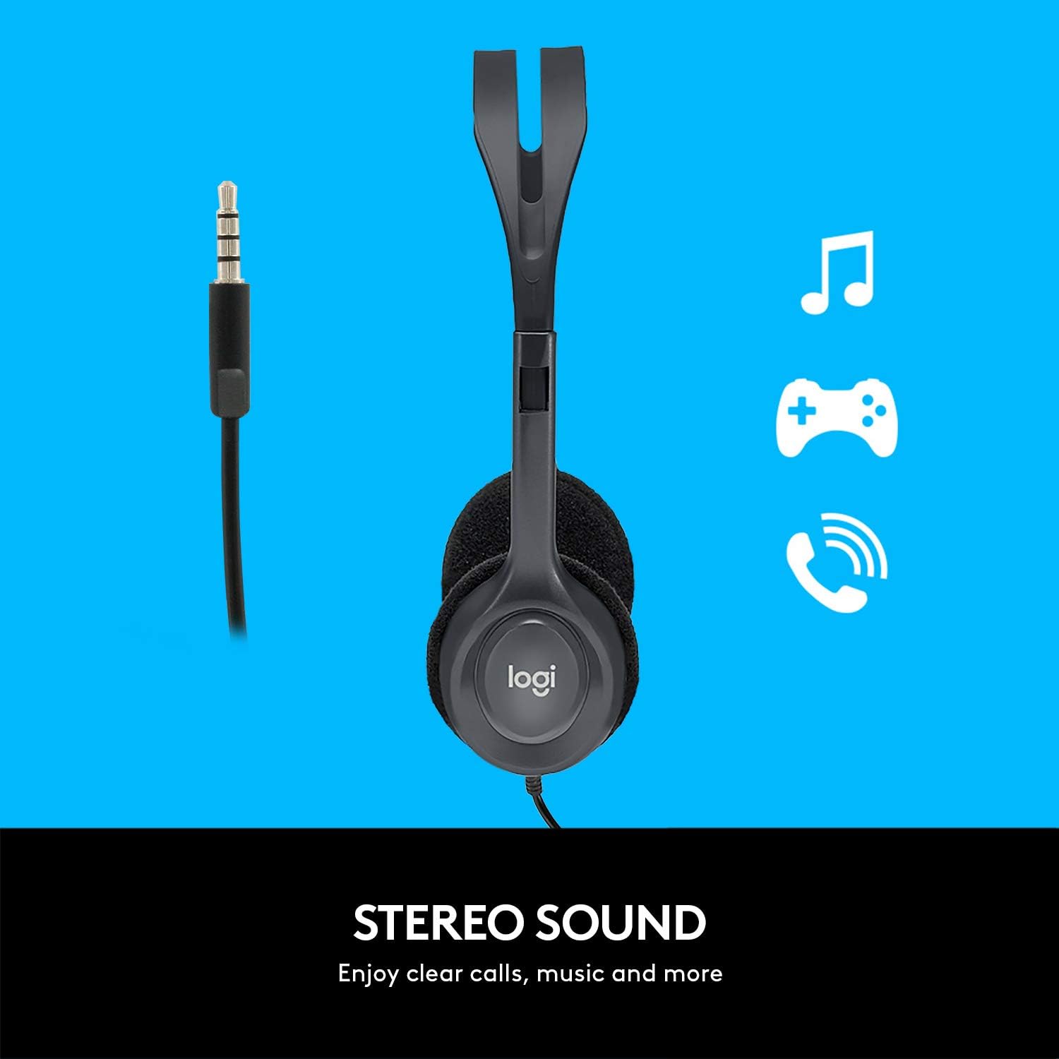 Detalle 2 de Logitech H111 wired headset
