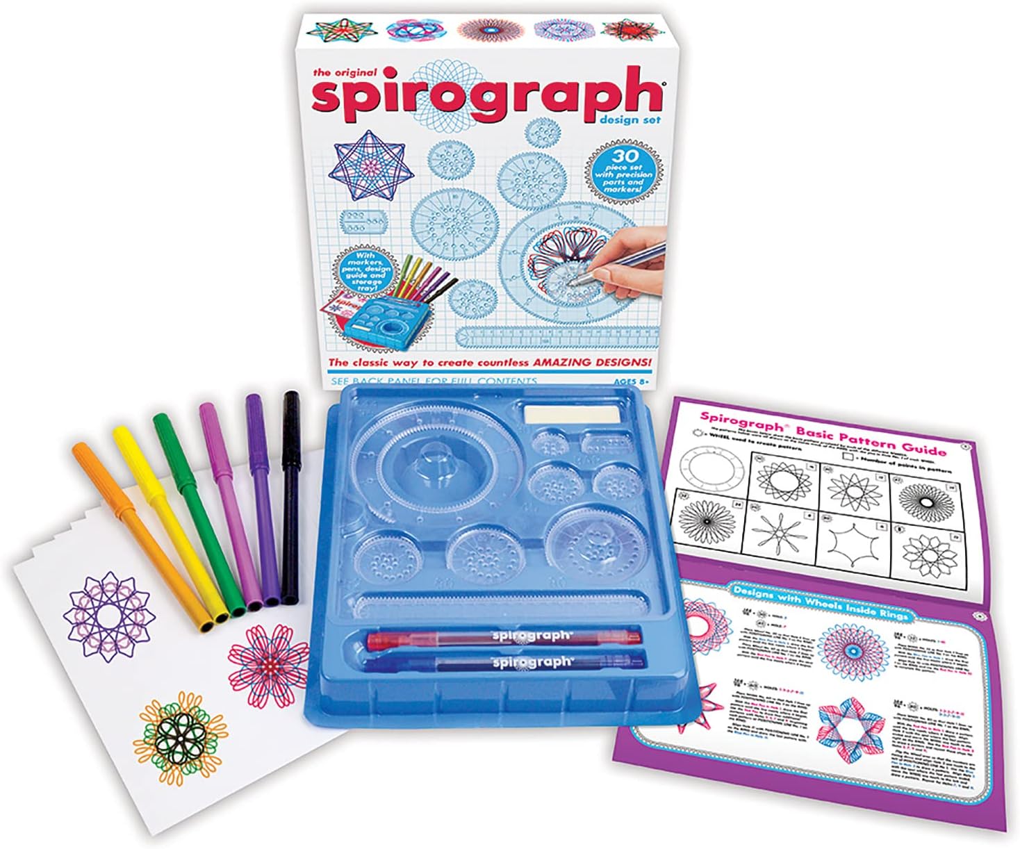 Detalle de Spirograph Design Set – 30-Piece Creativity Kit for Endless Designs