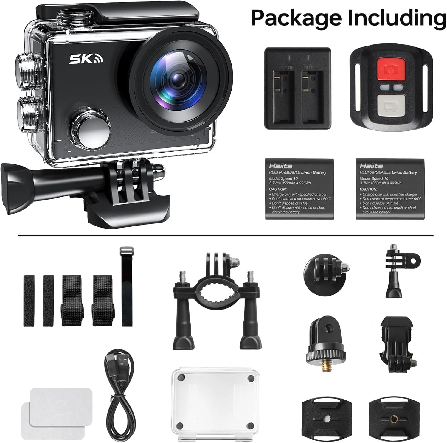 Thumbnail 6 de Yonvim Action Cam: 5K-Aufnahmen, 170° Weitwinkel und 40 m Tiefenfestigkeit – eine solide Allround-Kamera für Outdoor-Abenteuer