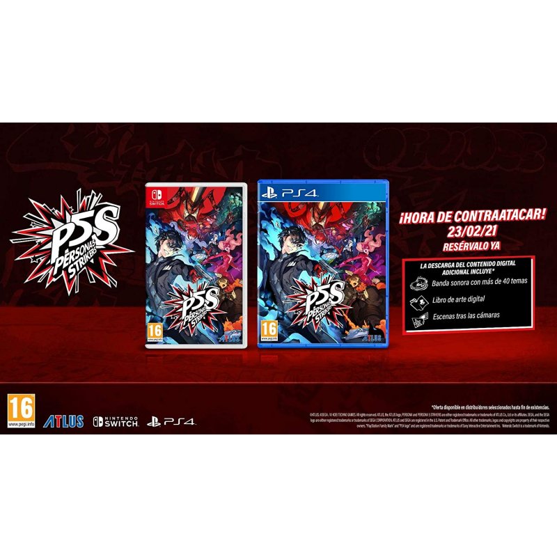 Detalle 2 de Persona 5 Strikers Limited Edition PS4