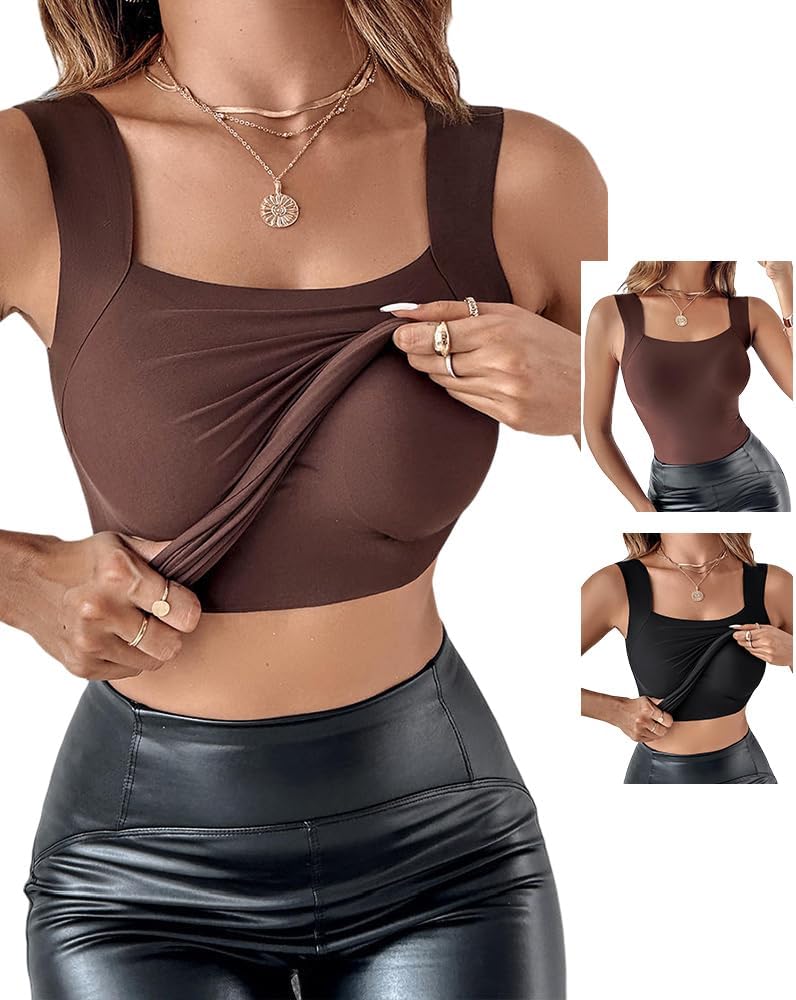 Thumbnail 6 de CHICME Womens U Neck Shapewear with Built-in Bra Tank Top