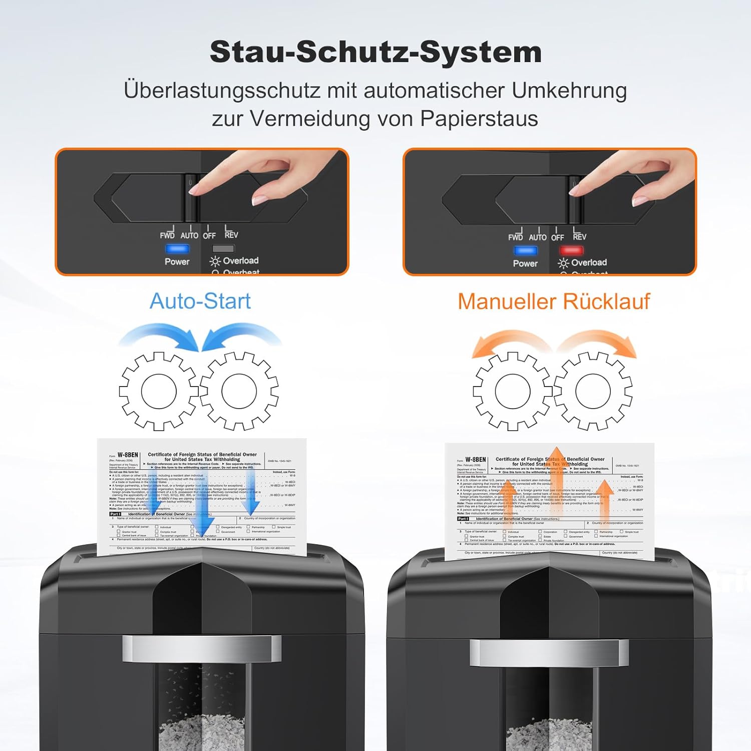 Thumbnail 3 de Bonsaii C266‑B Partikelschnitt Aktenvernichter 12 Blatt 🗑️