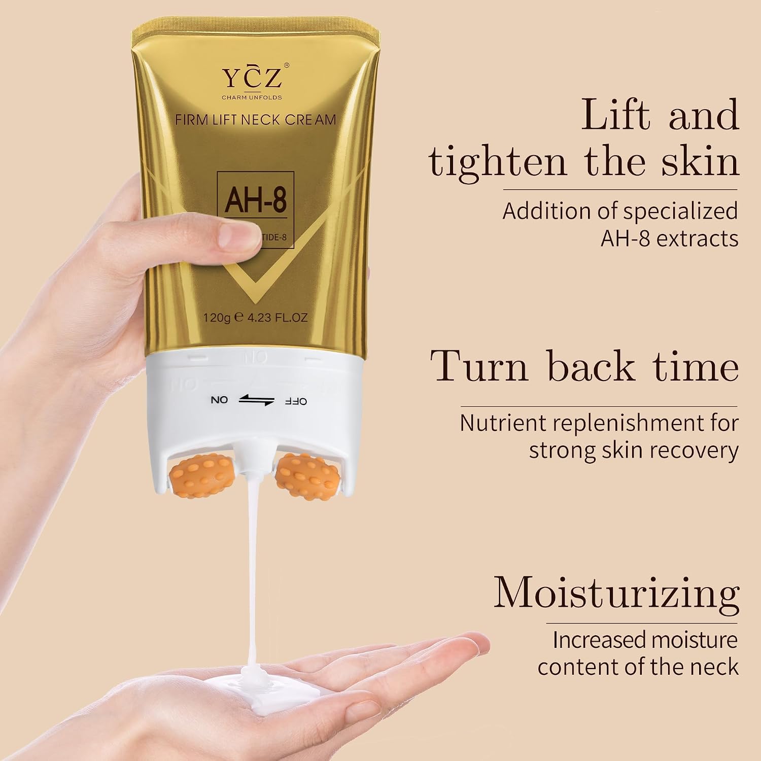 Thumbnail 5 de Ycz AH-8 Neck Firming Cream with Roller