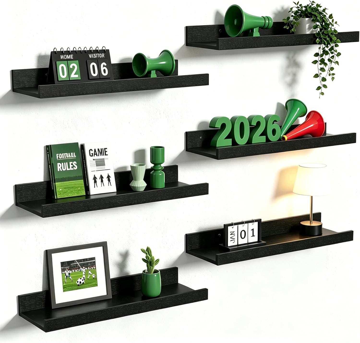 Detalle de upsimples Floating Shelves Set of 6 31in