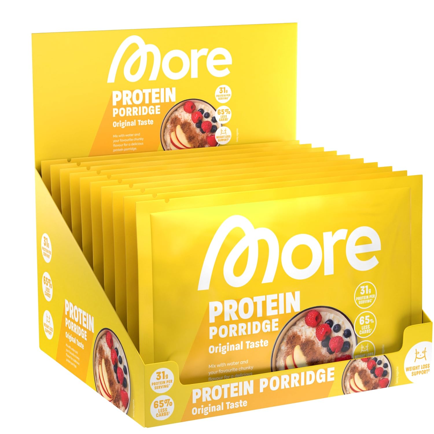 Thumbnail 6 de More Protein Porridge – 13er Tray Classic, 13 × 62 g, 31 g Eiweiß pro Portion