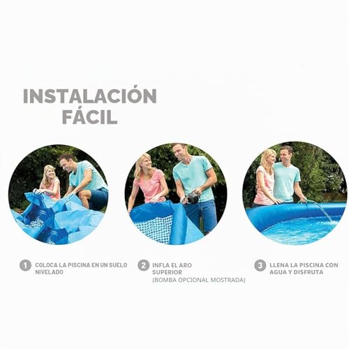 Thumbnail 6 de Intex 55239 – Piscina hinchable redonda Ø305 x 61 cm con depuradora tipo H
