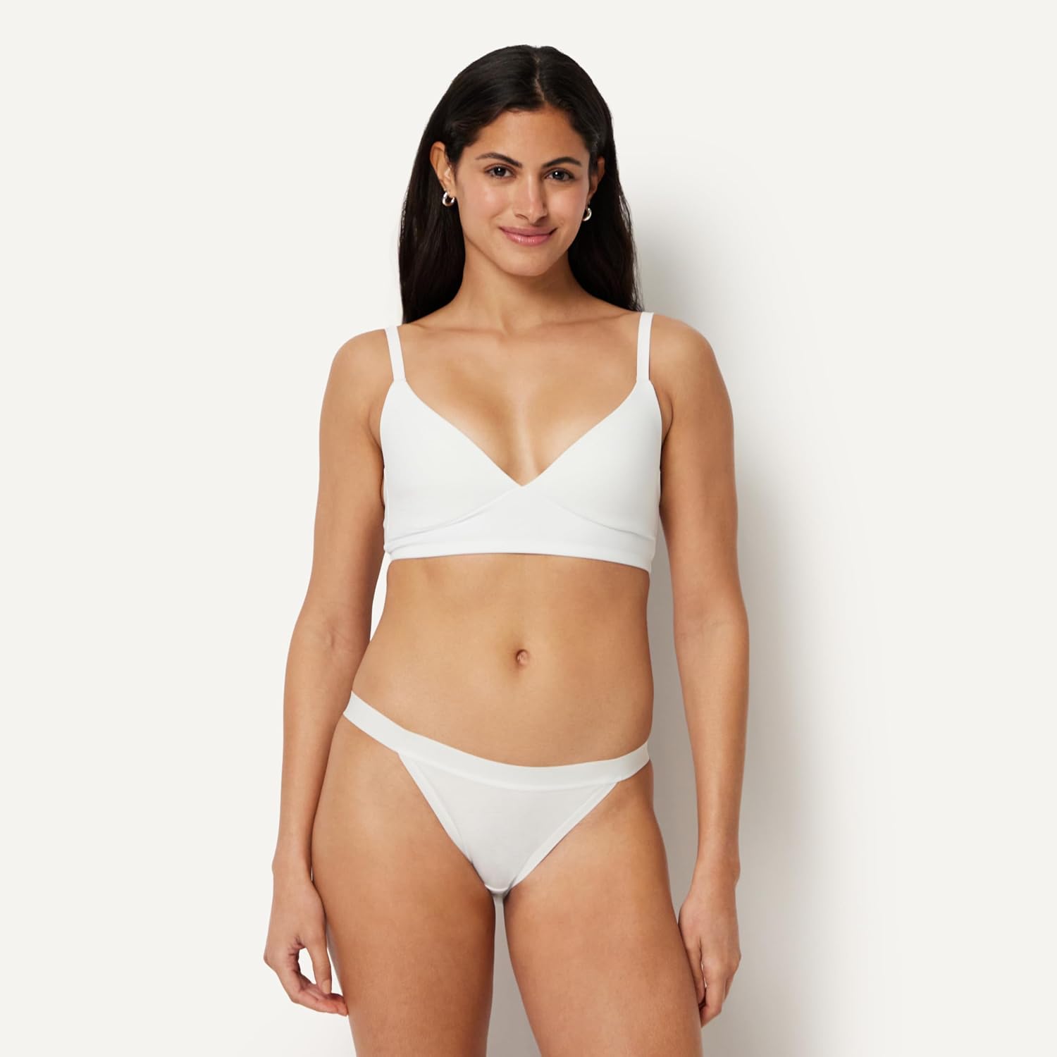 Detalle de Amazon Essentials Damen Unterwäsche-Tanga aus Baumwolljersey, 6er-Pack – bequem daily wear