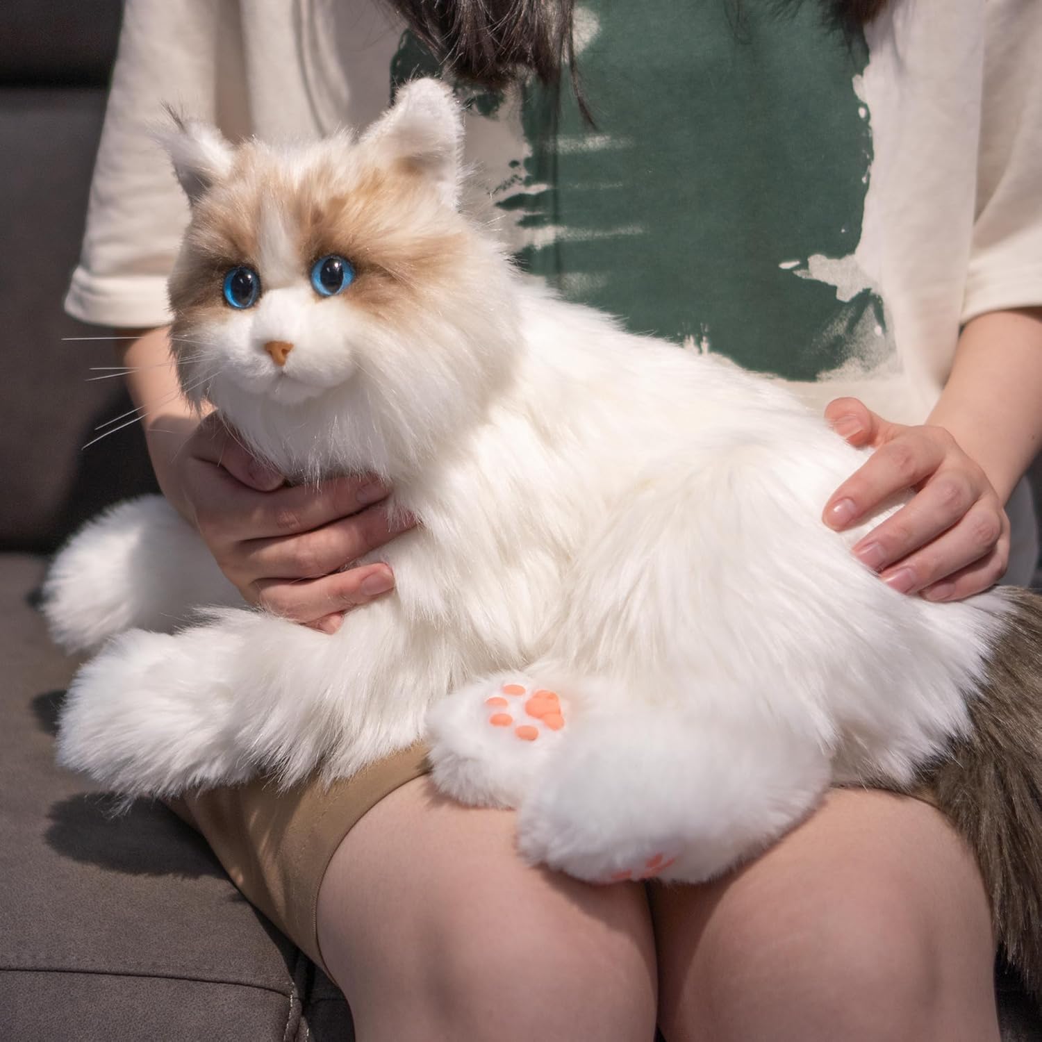 Thumbnail 6 de Chongker Ragdoll Interactive Robot Cat with heartbeat 🐱