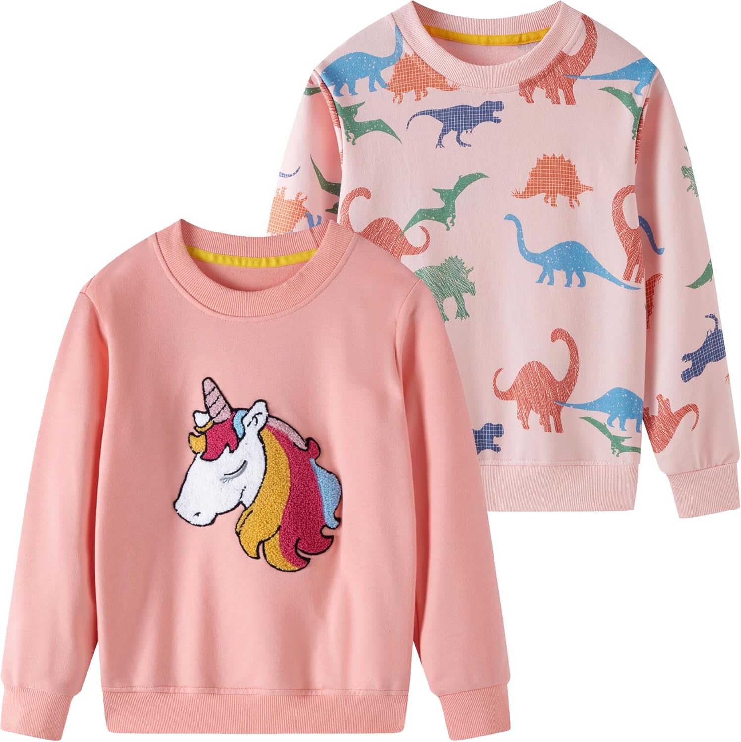 Kids cotton sweatshirt 2-pack, 1-10 years