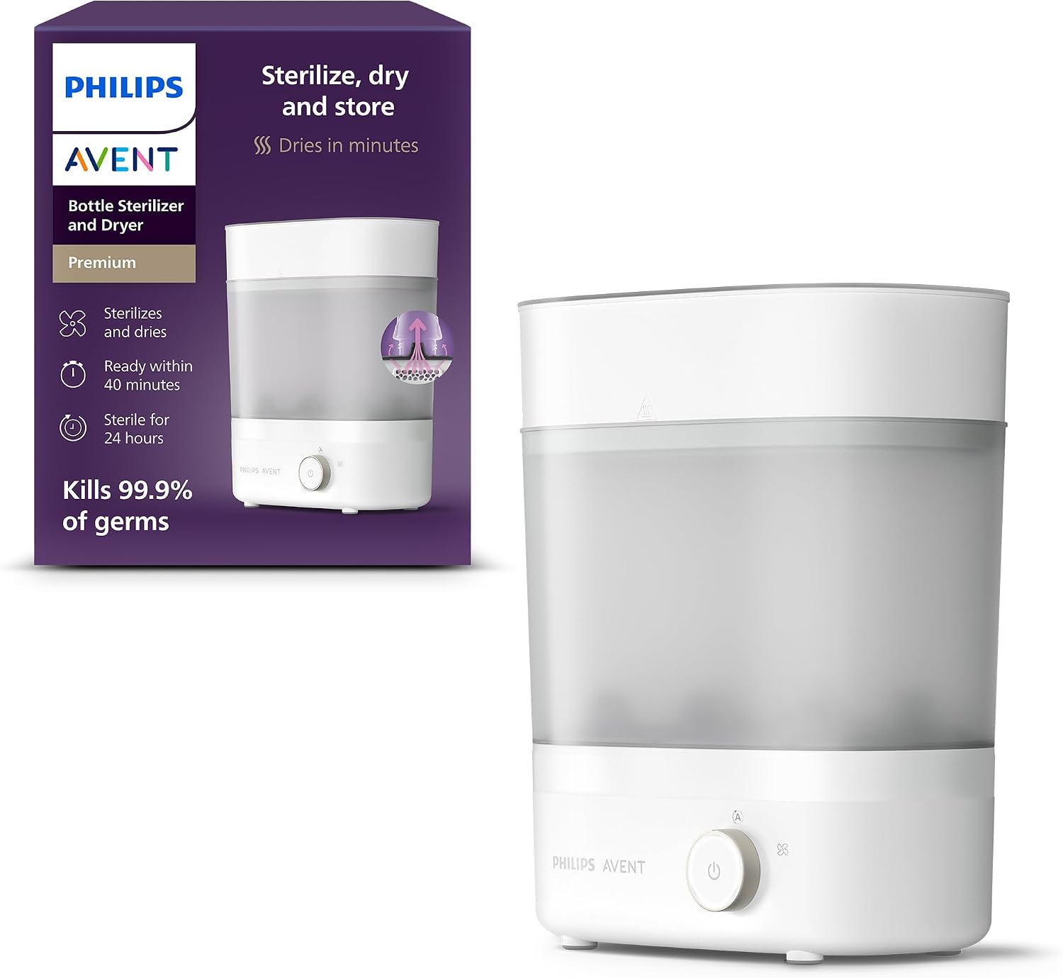 Detalle de Philips Avent Premium SCF293/00 Stérilisateur