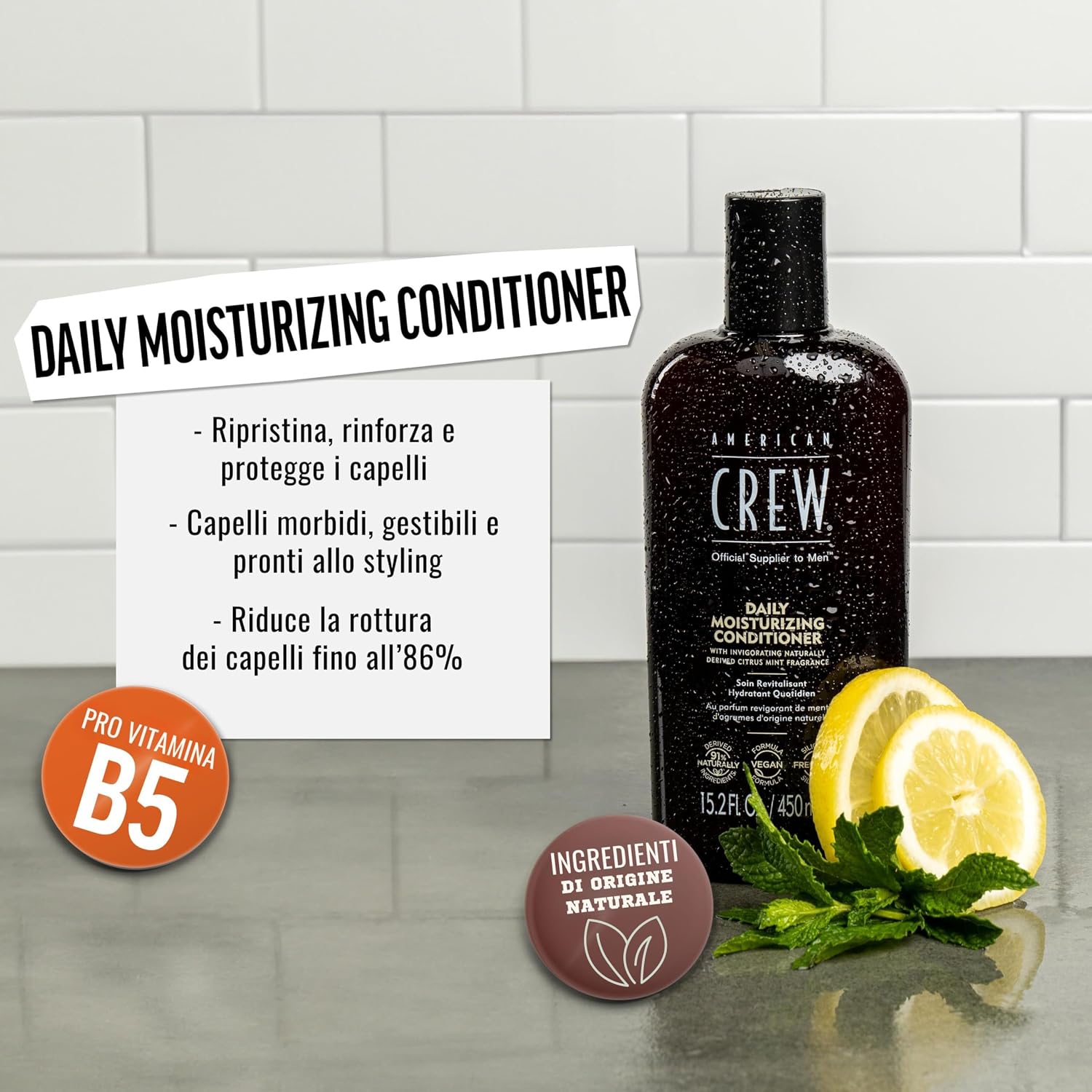 Thumbnail 4 de American Crew Daily Moisturizing Conditioner 250 ml