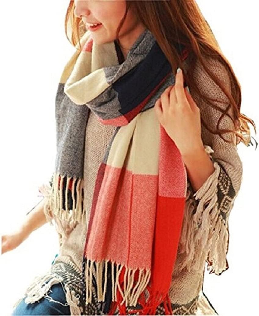 Thumbnail 6 de Chalier Fashion Checked Long Scarf for Women 🧣