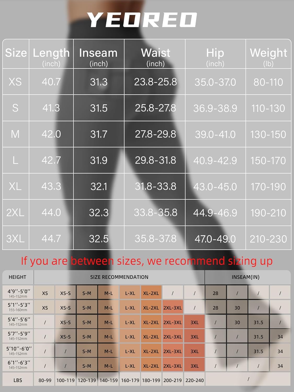 Thumbnail 5 de YEOREO CoreFlex Flare Leggings with Pockets for Women (Scrunch Butt Lift Workout & Yoga Pants)