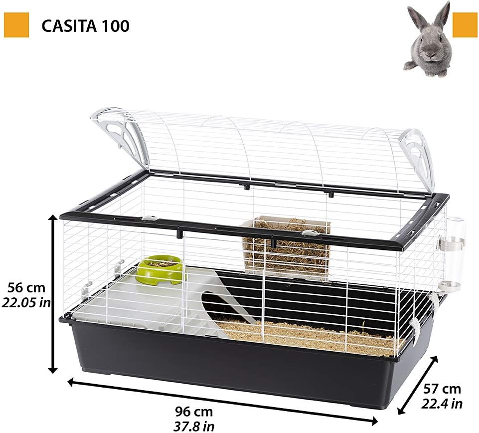 Detalle 2 de FERPLAST CASITA 100 cage pour rongeurs 96x57xh56cm 🐇
