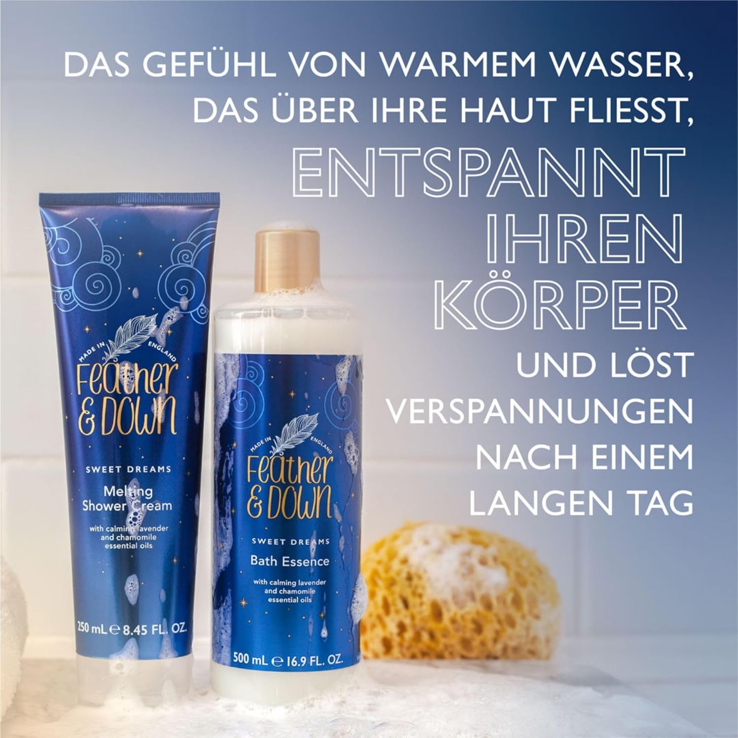 Thumbnail 2 de Feather & Down Bade-Essenz Sweet Dream (500 ml) – mit Lavendel- und Kamillenölen