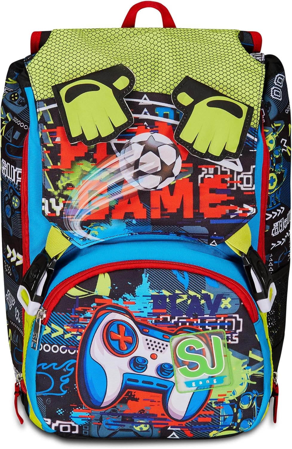 Detalle de SJ GANG STYLE JAM GANG Zaino Scuola Estensibile: stile, comfort e versatilità per bambini e ragazzi