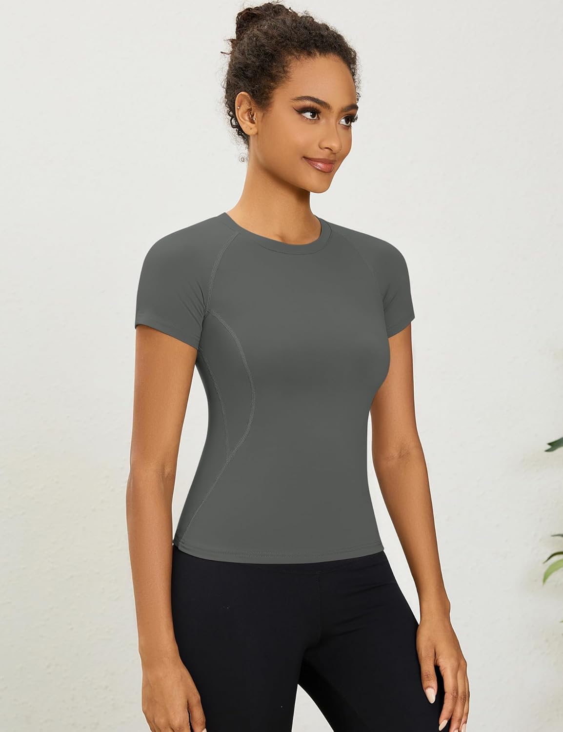 Thumbnail 2 de Rapbin Women's Gym Top: Breathable, Quick-Dry Tee for Yoga, Running and Gym