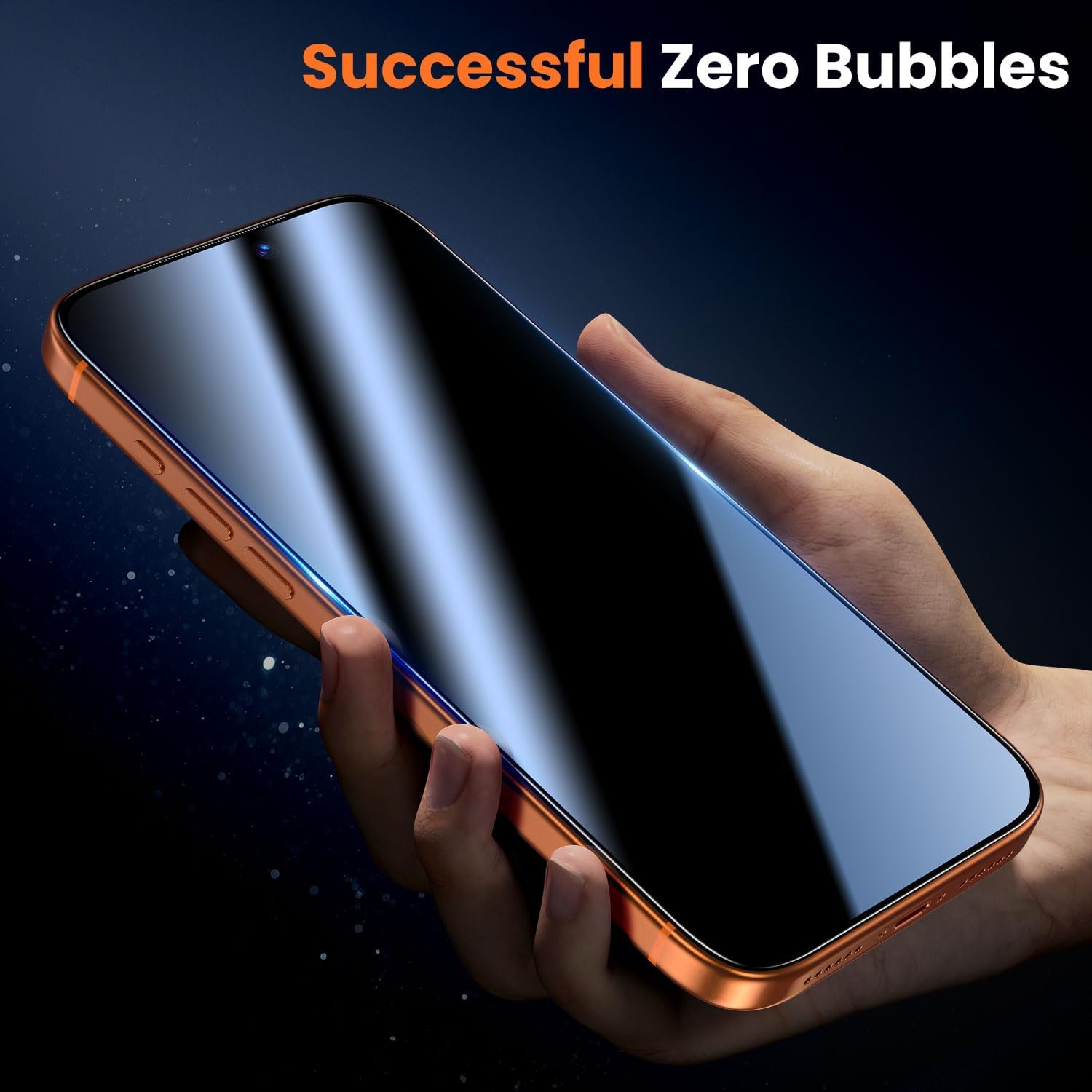 Thumbnail 4 de UniqueMe iPhone 17 Pro Privacy Screen Protector 2-pack