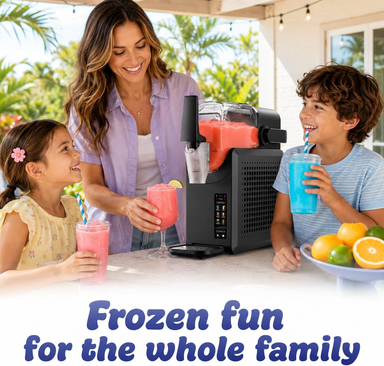 Detalle de Iceman Slush-Ease MAX RJ62-20A-BLK-AM Slushie Machine, 5 Presets, 90 oz