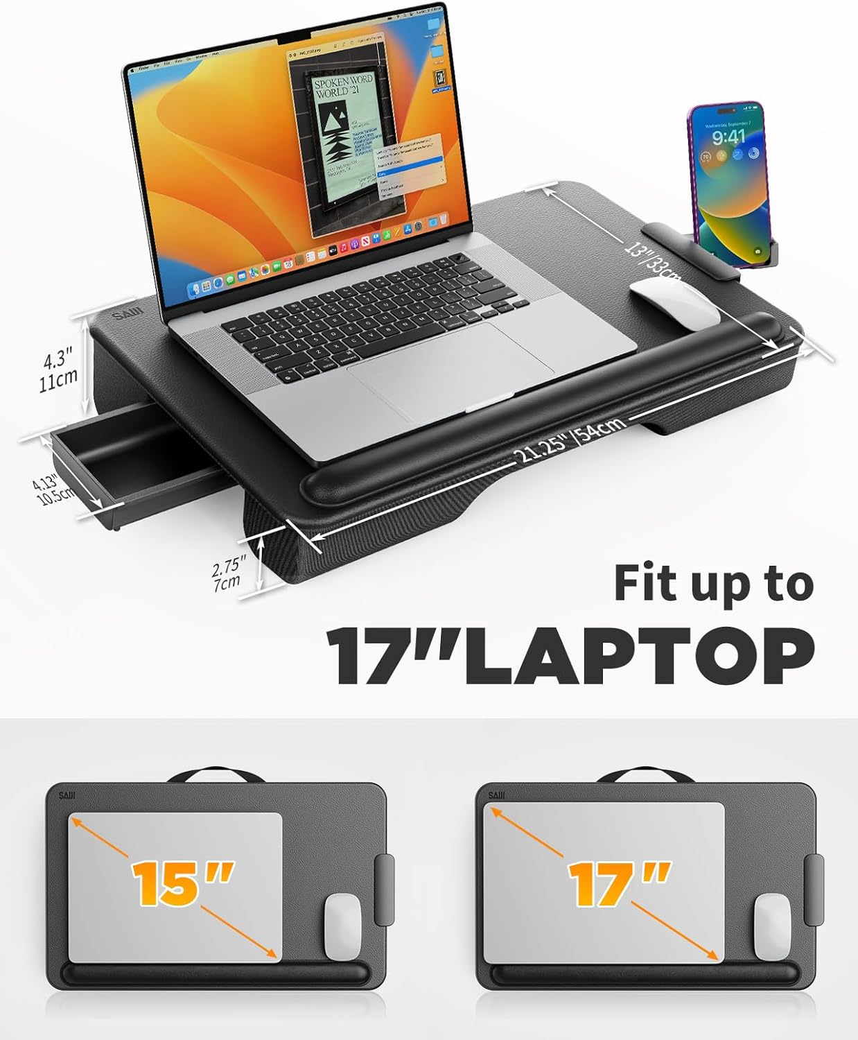 Thumbnail 6 de SAIJI Lap Desk Laptop Tray