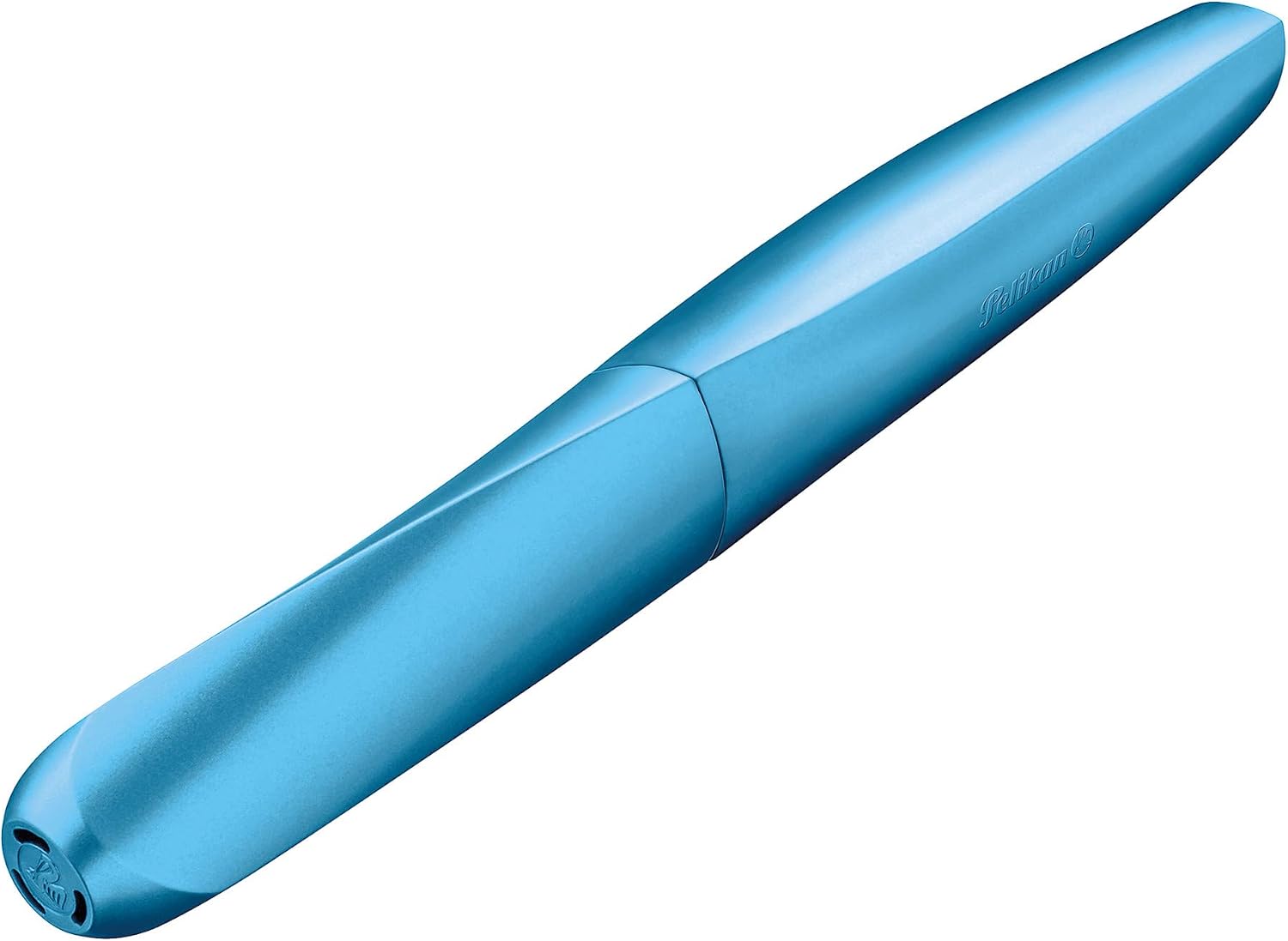 Thumbnail 1 de Pelikan Twist Tintenroller für Rechts- und Linkshänder in Frosted Blue – mit kleiner Tintenpatrone