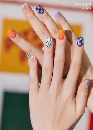 Detalle 2 de ohora Semi Cured Gel Nail Strips N Snatched โ Blue ๐