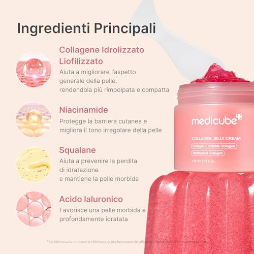 Detalle 2 de medicube Collagen Jelly Cream: brillantezza, idratazione e supporto all’elasticità