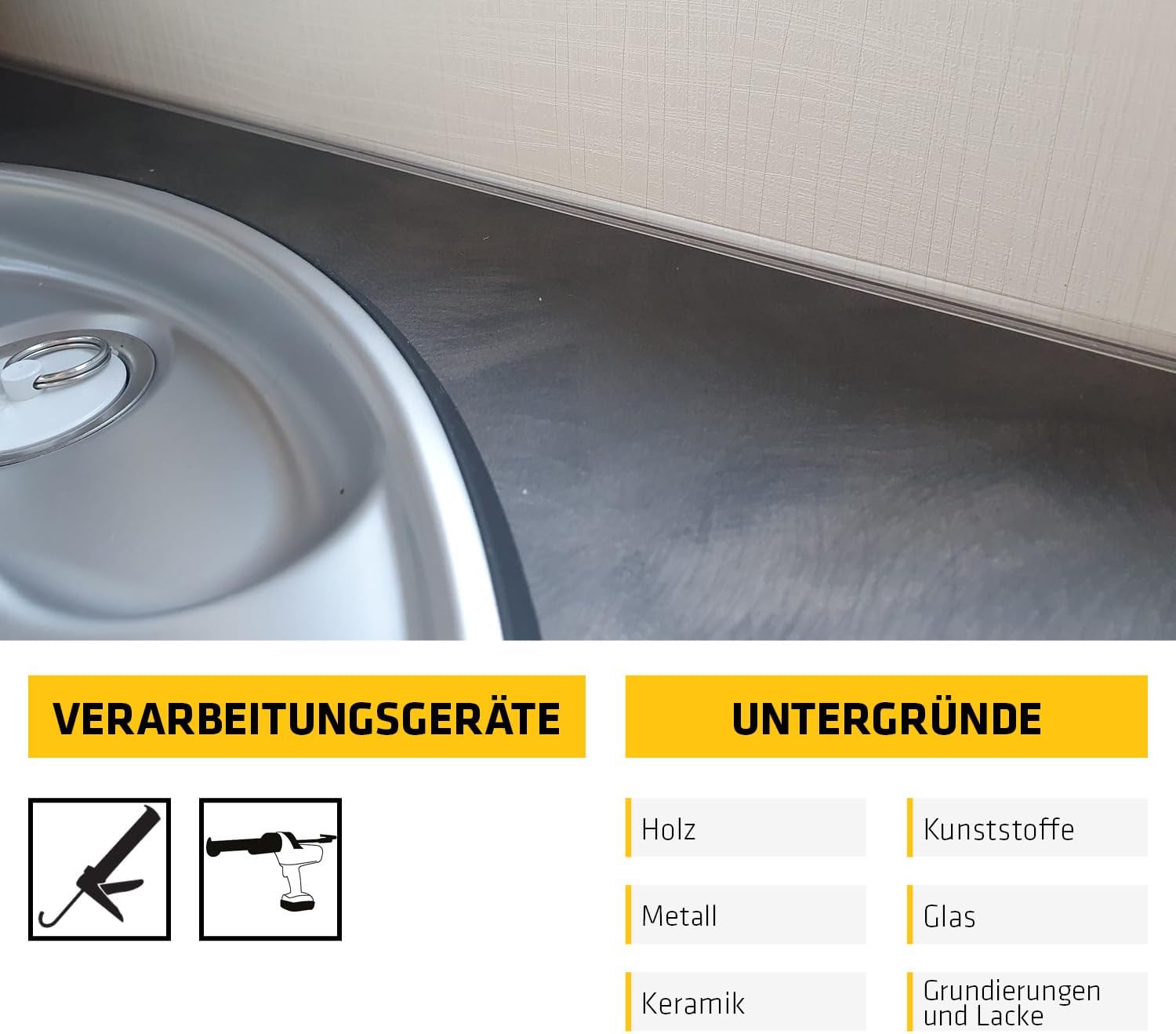 Thumbnail 3 de Sikaflex-521 FC Transparent – Kleb- und Dichtstoff, 290 ml, innen/außen