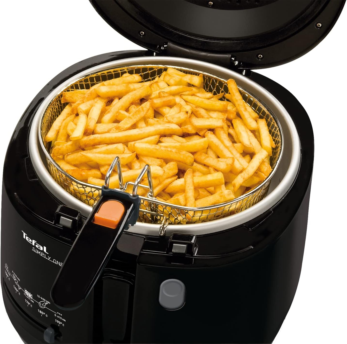 Detalle de SEB Simply One FF160800 – friteuse classique bain d’huile électrique compacte familiale noire
