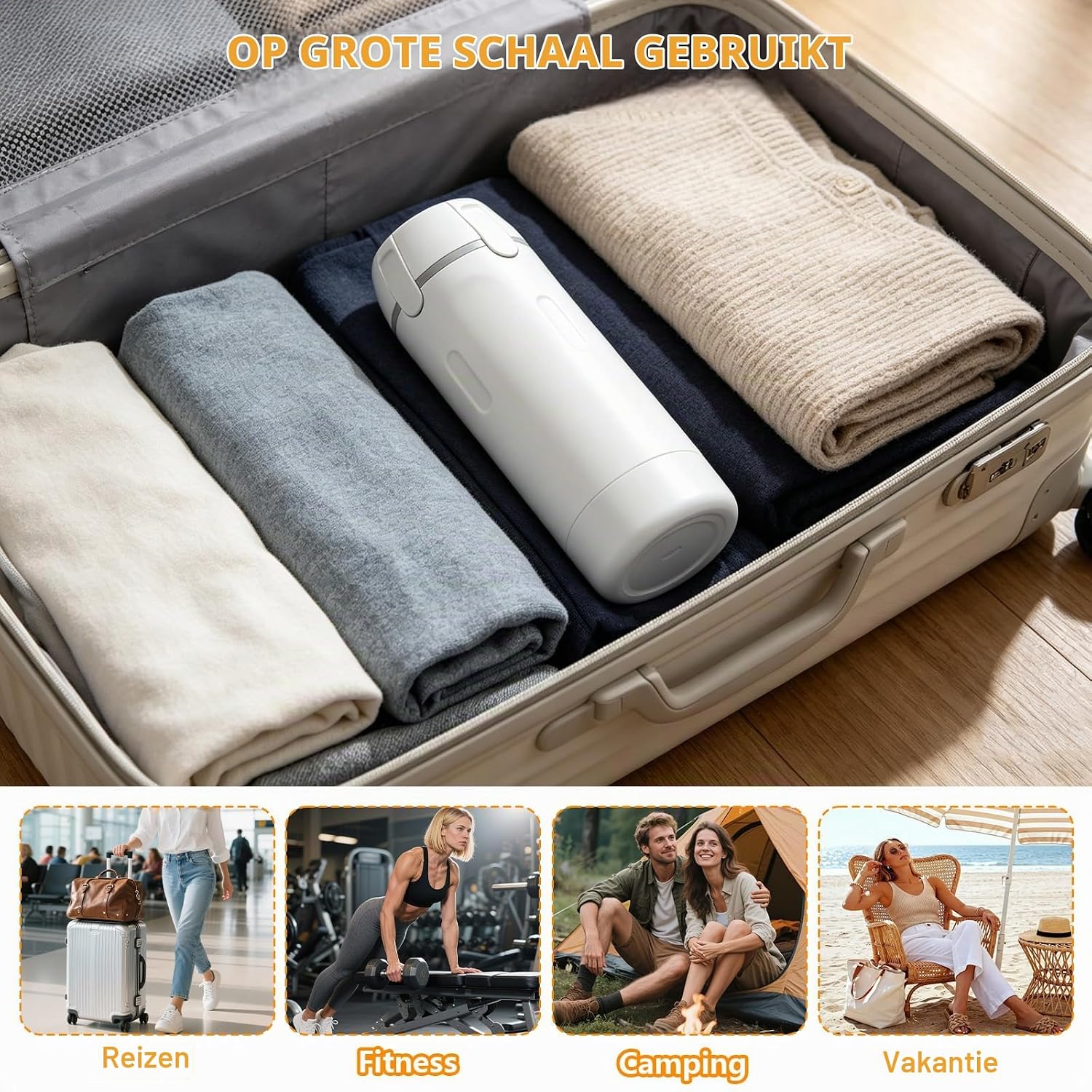 Thumbnail 6 de KUHAWL Reiseflaschen Zum Befüllen 4-in-1 reisdispenser, 4 x 30 ml