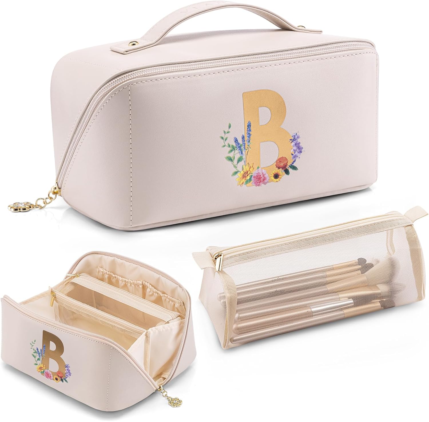 Detalle de VLANDO Makeup Bag, PU Leather