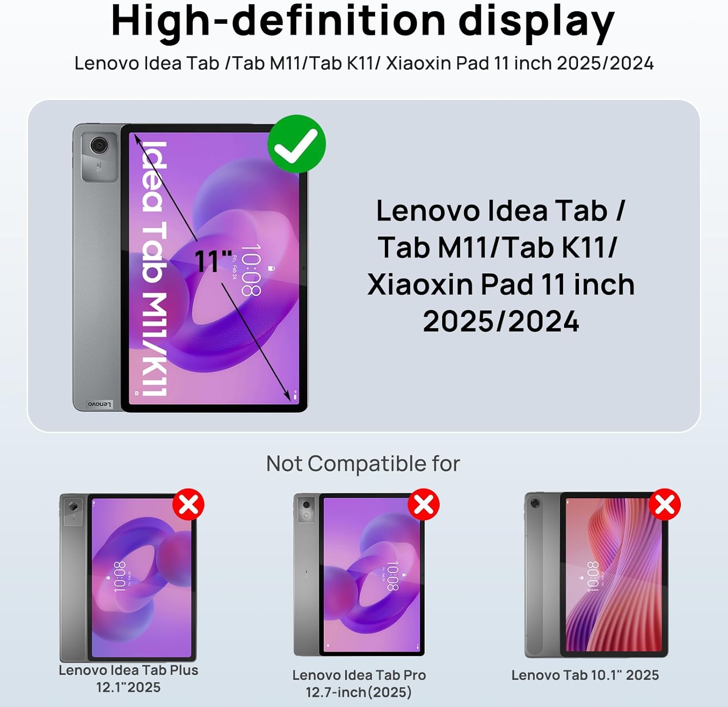 Thumbnail 1 de Gerutek Case for Lenovo Idea Tab 11 inch 2025 – 360° Rotating Rugged Case