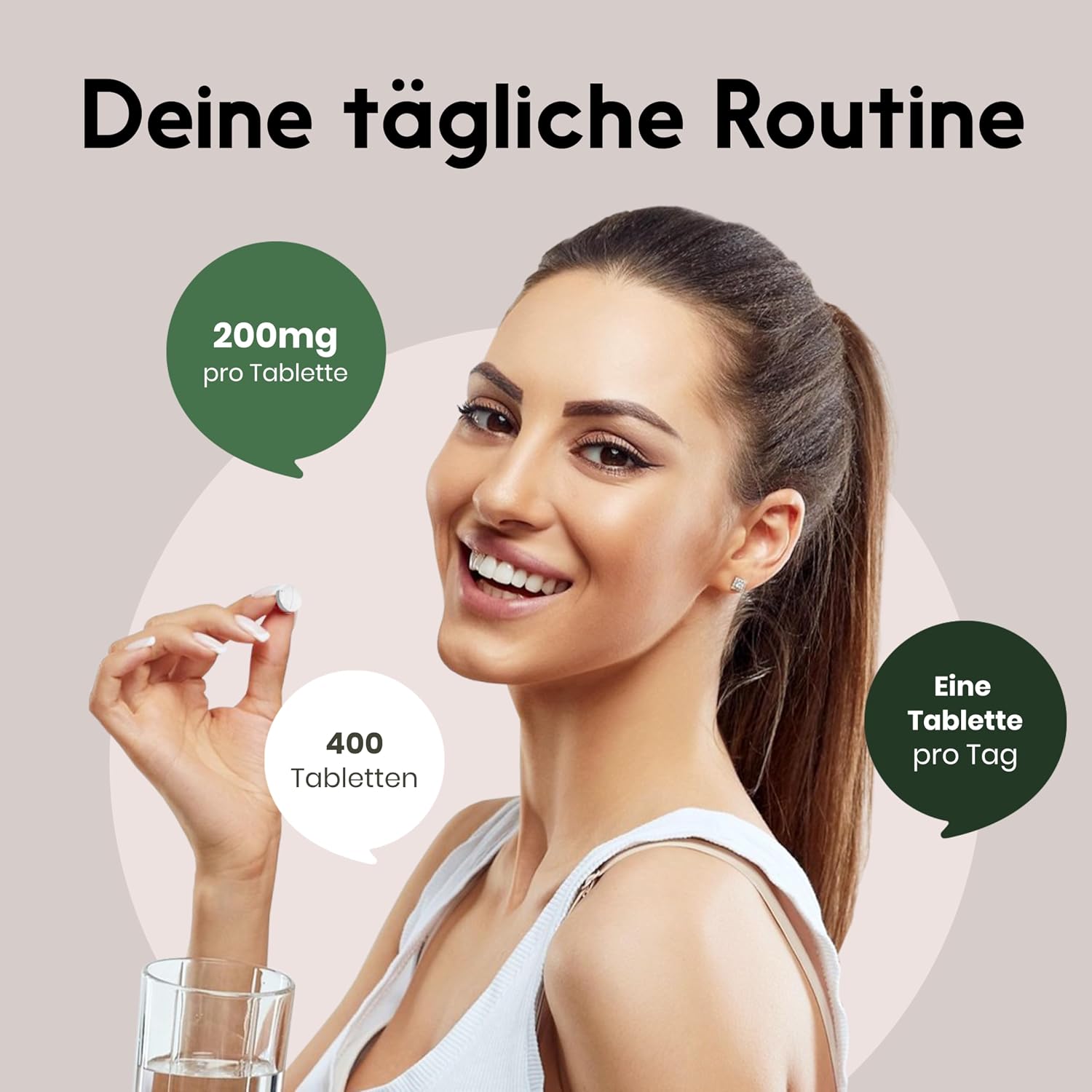 Detalle 1 de Koffeintabletten hochdosiert 400 Tbl 200 mg