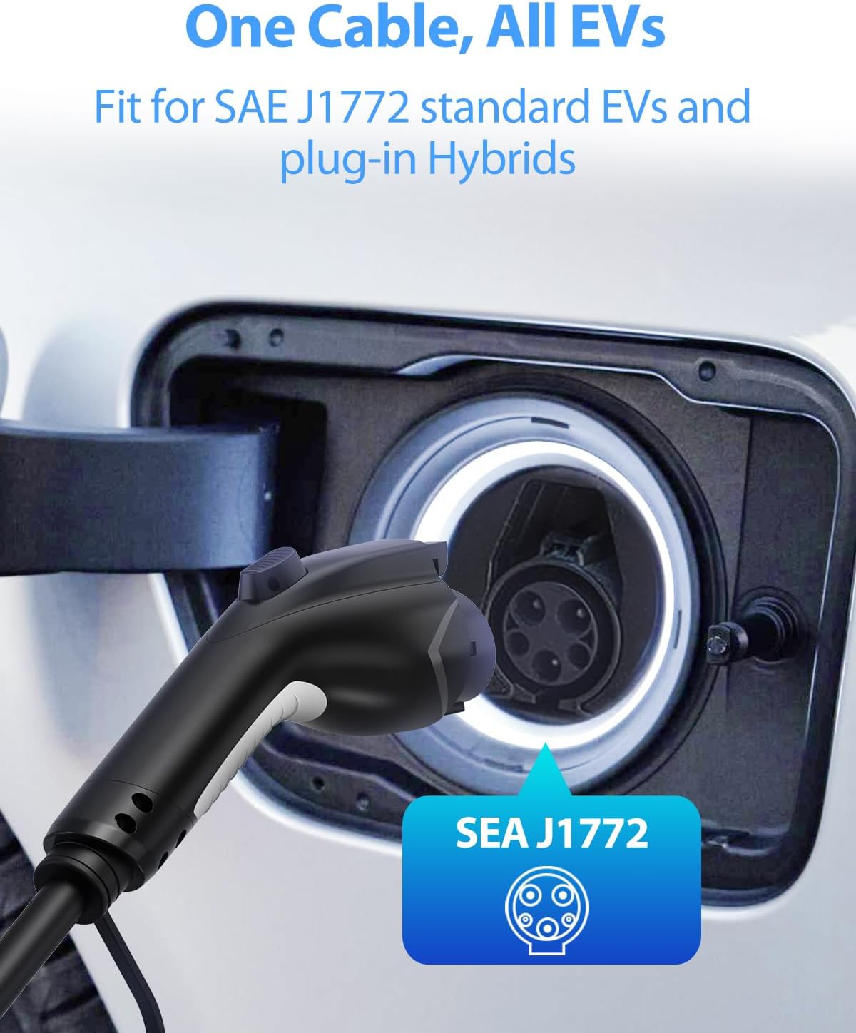 Thumbnail 2 de Seguma 50A 20ft J1772 EV Charger Extension Cable