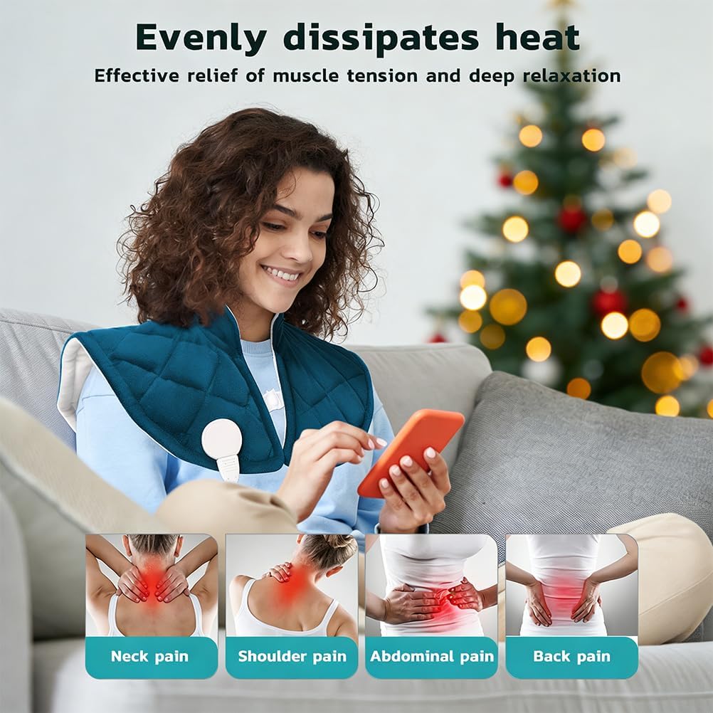 Detalle 2 de Heated Neck and Shoulder Pad 5-level timer ♨
