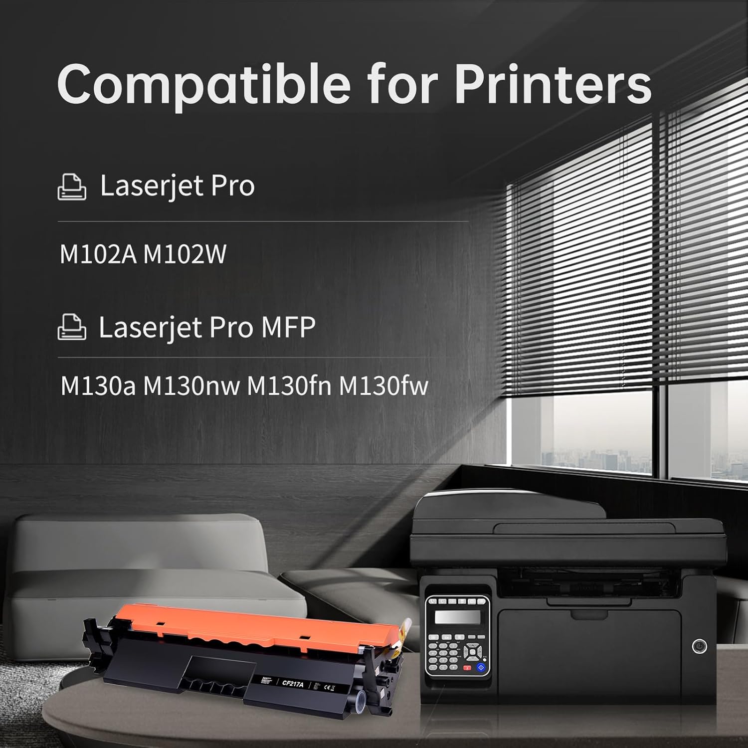 Detalle 2 de Lemero CF217A 17A Toner Compatible para HP Laserjet Pro 🖨