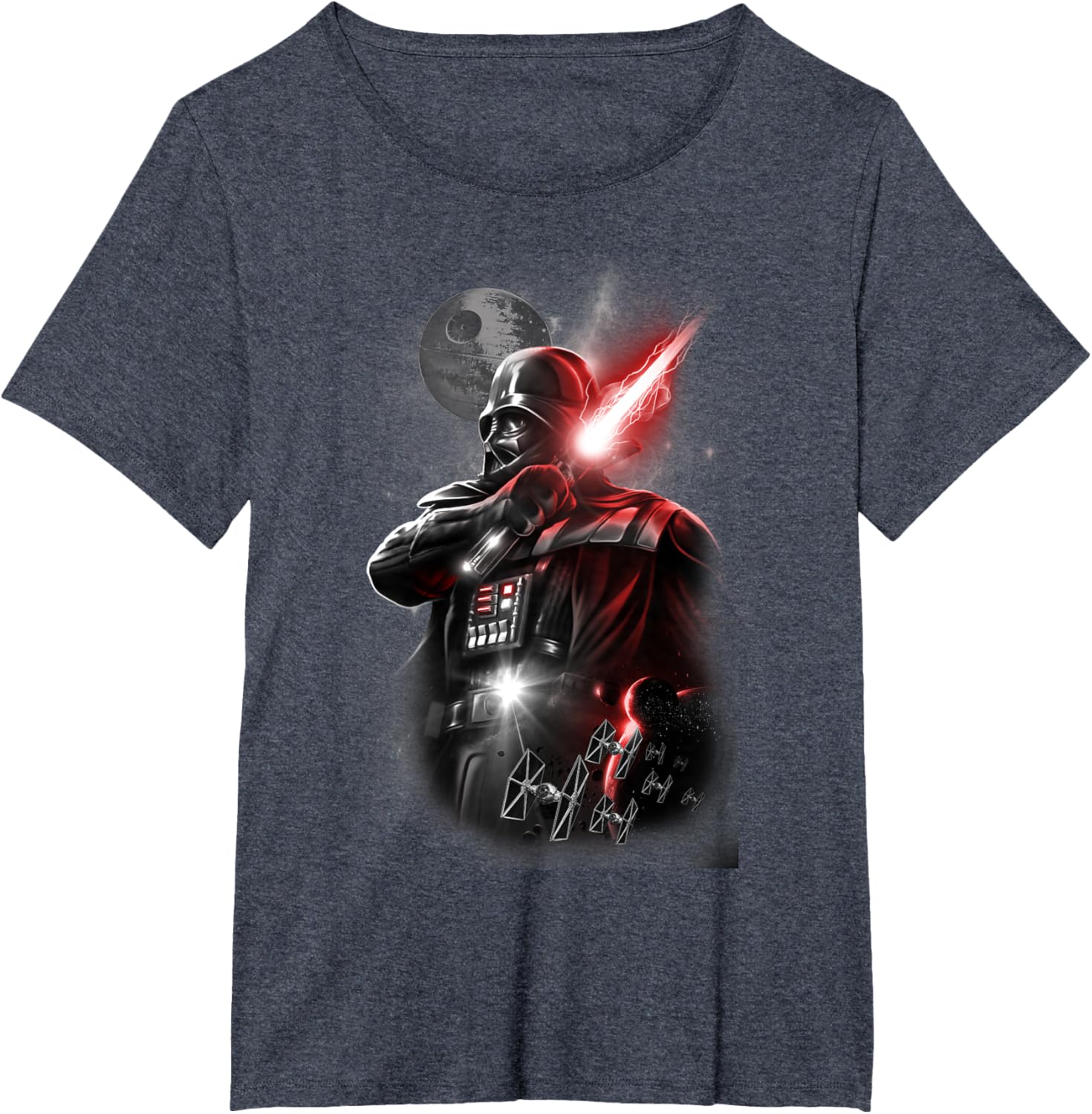 Thumbnail 3 de Star Wars Darth Vader Lightsaber Portrait Maglietta
