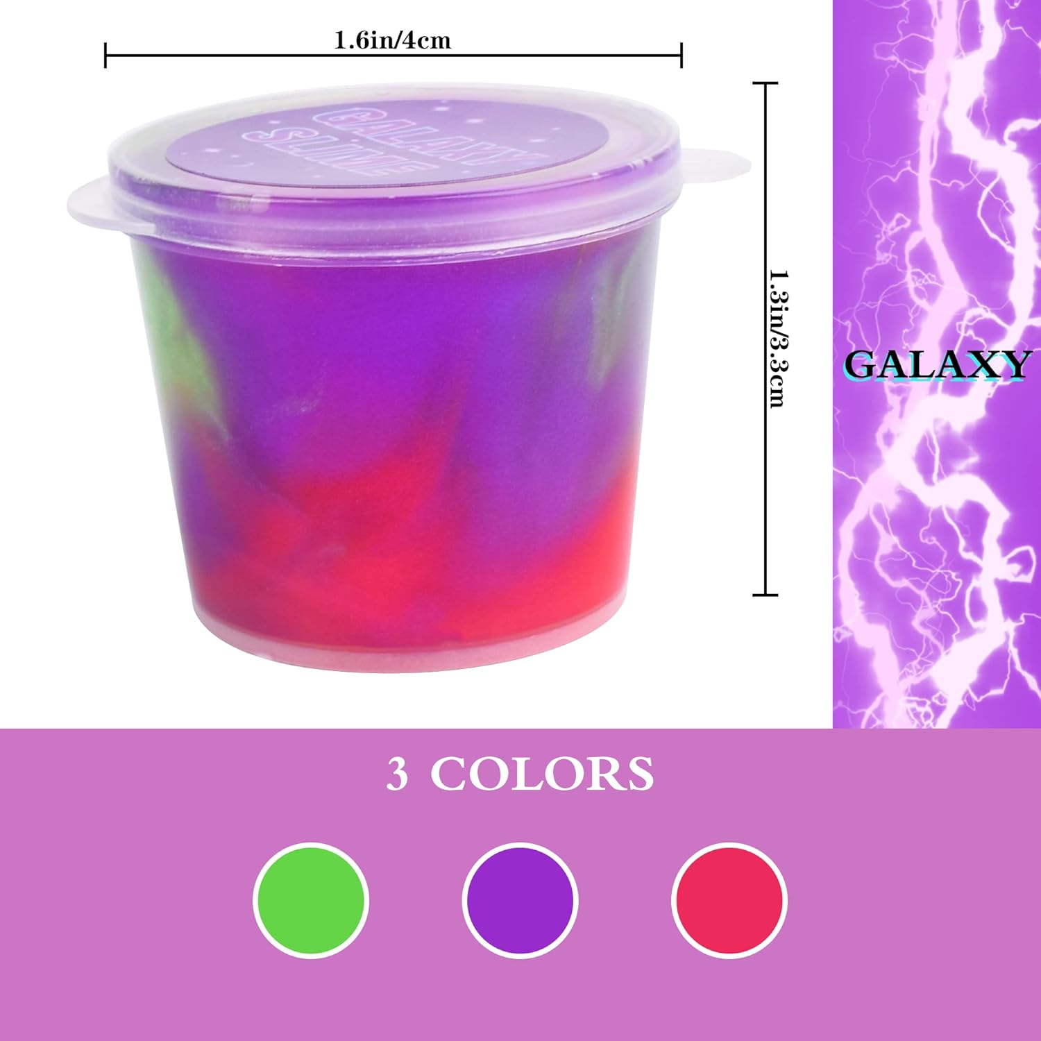 Thumbnail 3 de 25 Packs Galaxy Slime – Party Favour for Kids and Adults
