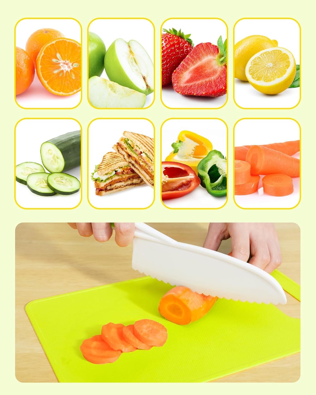 Thumbnail 4 de Kids Knife Set 5‑piece Montessori cooking tools 🍴