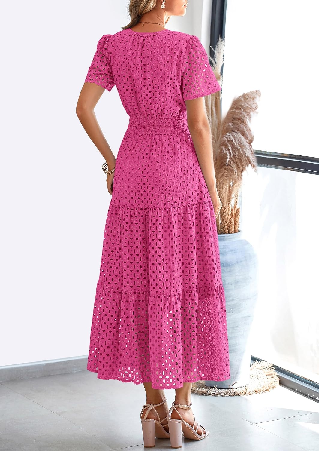 Detalle 2 de PRETTYGARDEN 2026 Maxi Dress V Neck