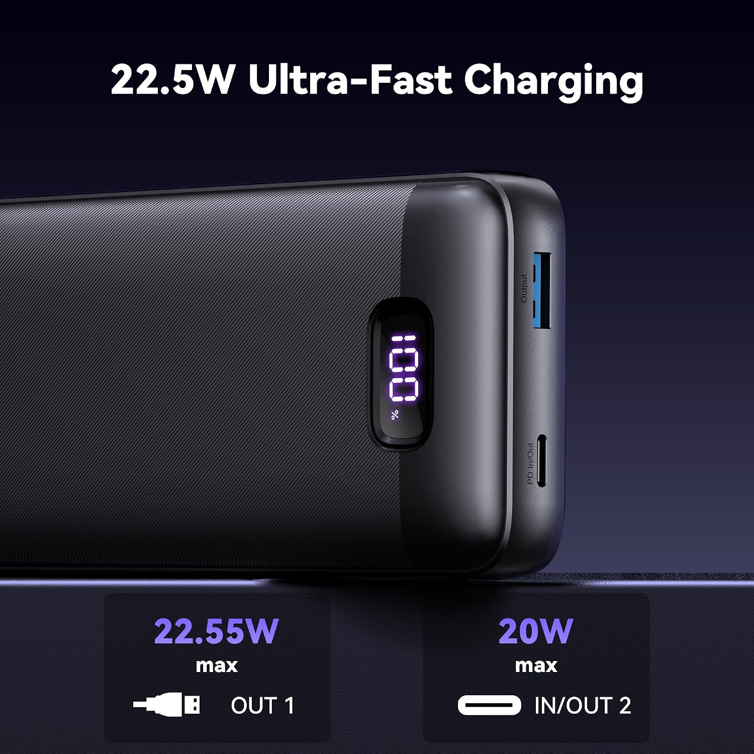 Detalle de TECKNET Power Bank 20000mAh Portable Charger