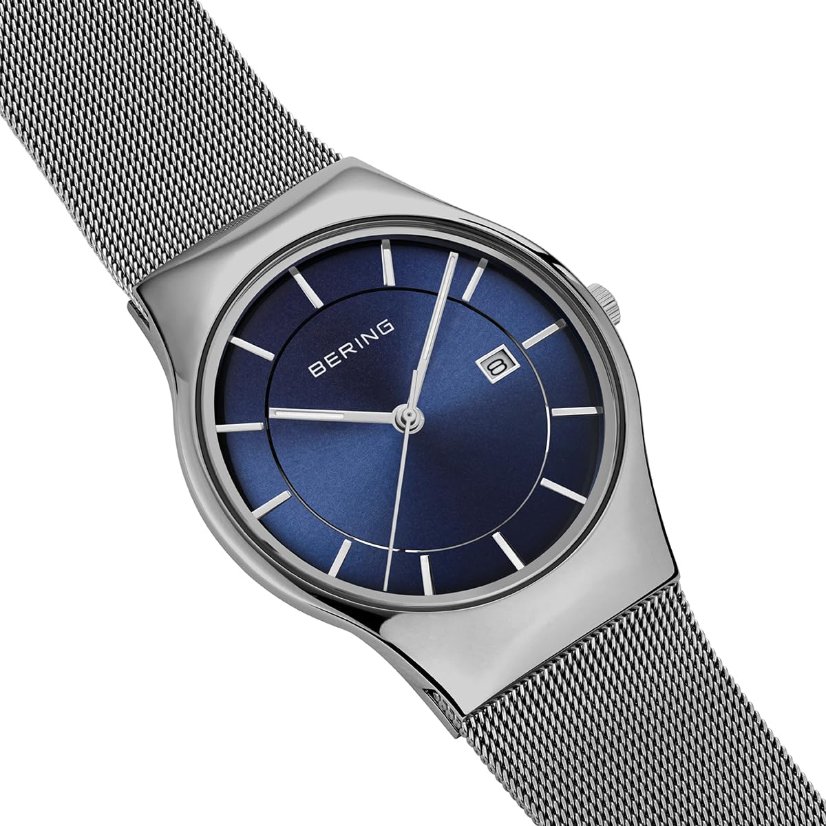 Thumbnail 2 de BERING Herren Quarz Uhr 11938 – 40 mm Edelstahlgehäuse, Saphierglas & Milanaisearmband