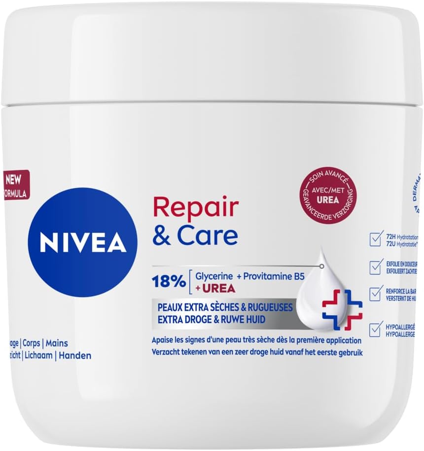 Detalle de NIVEA Repair & Care Crème 400 ml