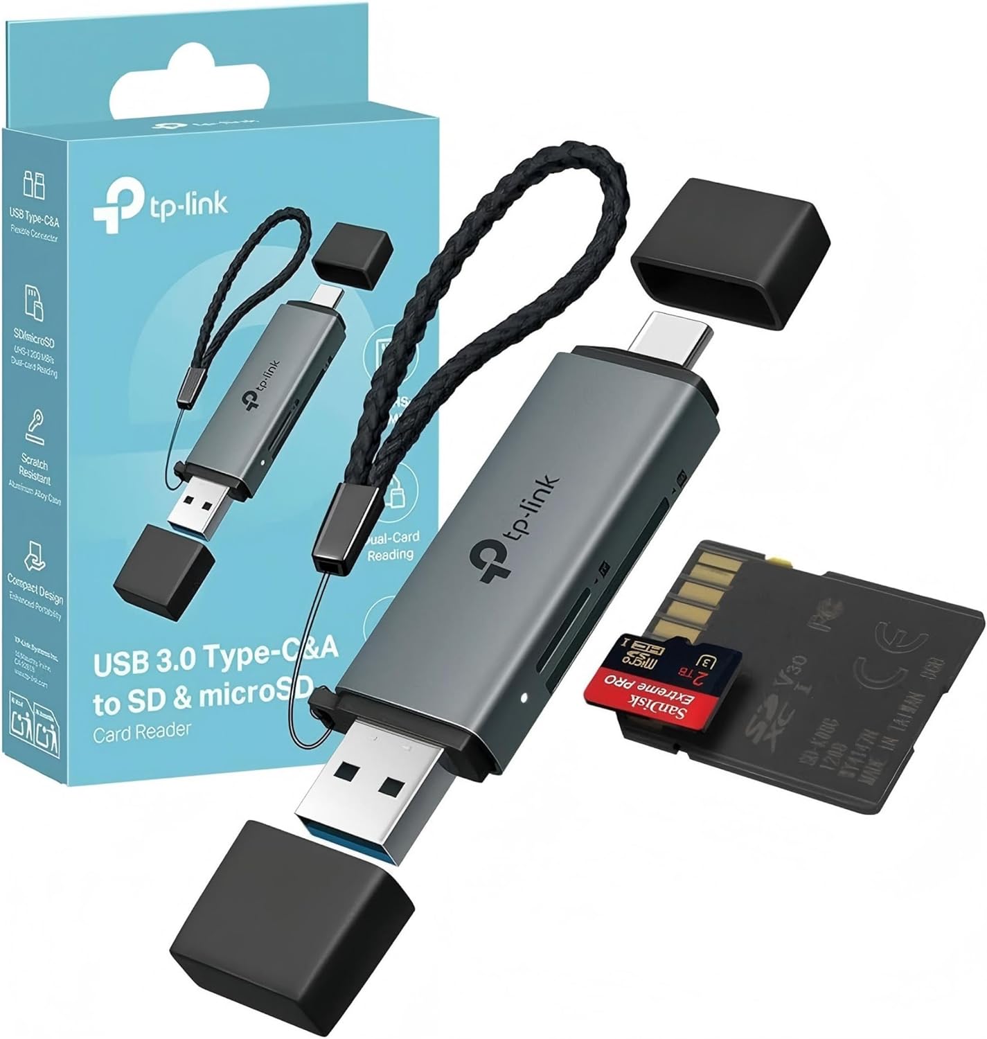 TP-Link UA430D Kartenleser USB 3.0 bis 200 MB/s