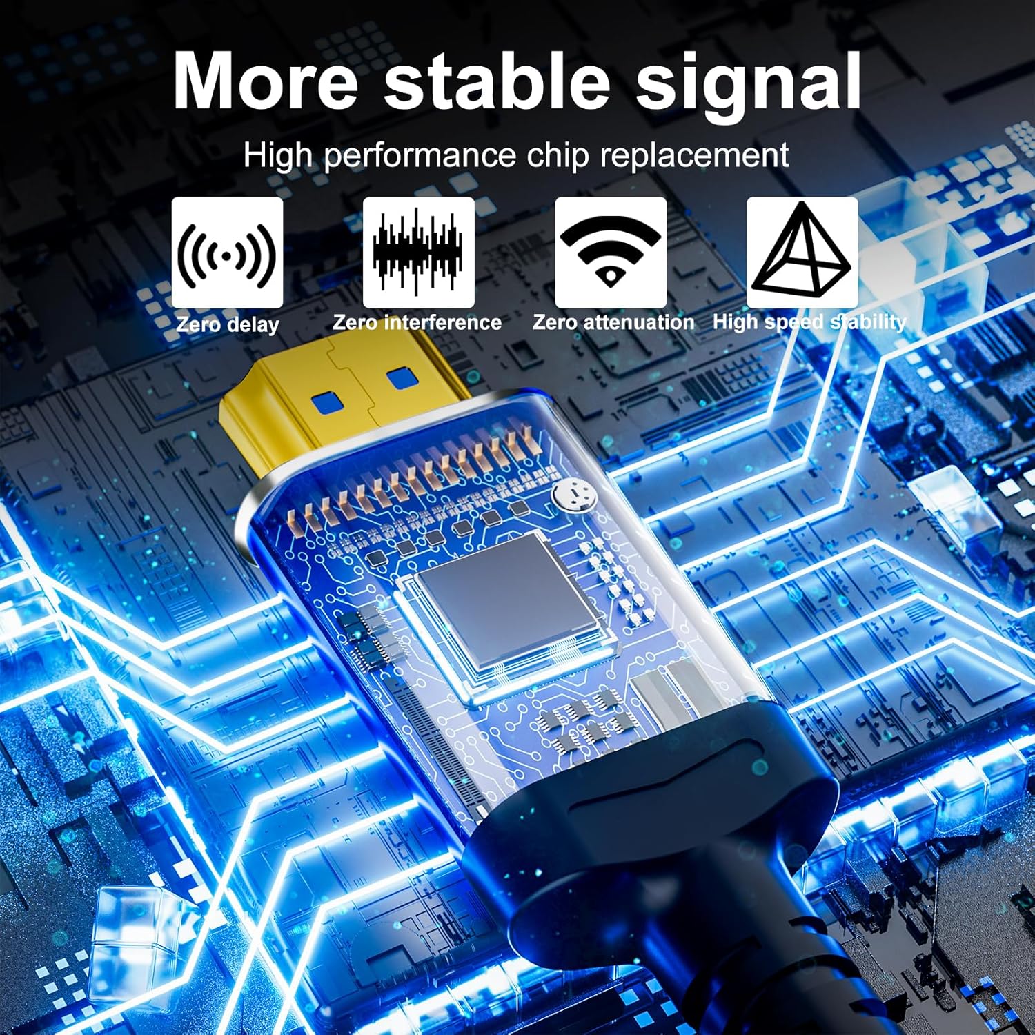 Thumbnail 1 de Adrenenjoyer Cavo HDMI in Fibra Ottica 30 m — 18 Gbps, 4K@60Hz, fibra ottica, 2.0 attivo, direzionale